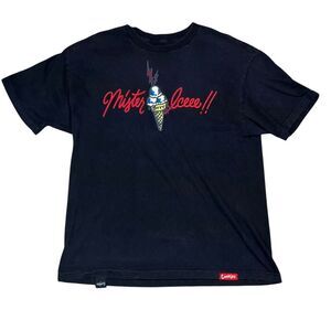 Cookies x Guwop T-Shirt Rapper Collab Size XL “Mister Ice” Black Short Sleeve